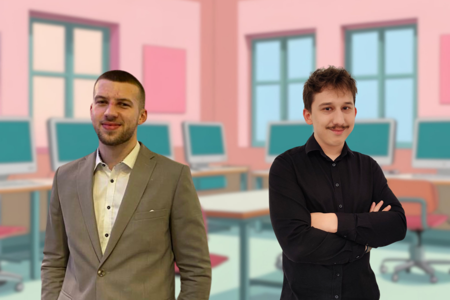 Zespół Kodzik podczas zajęć z dziećmi